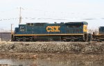 CSX 7618 on NB freight